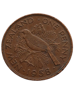 Nova Zelândia 1 Penny 1958