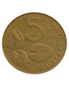 Finlândia 5 Markkaa 1993