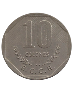 Costa Rica 10 Colones 1992