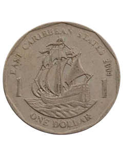 Caribe Oriental 1 Dólar 2004