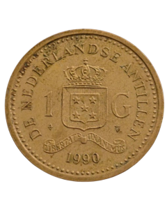 Antilhas Holandesas 1 Gulden 1990