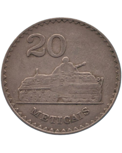 Moçambique 20 Meticais 1980