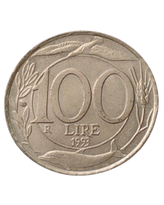 Itália 100 Liras 1993