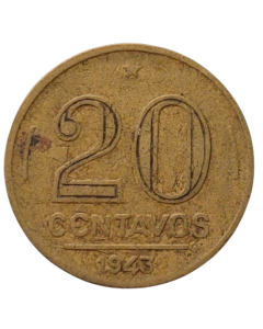 Brasil 20 Centavos 1943