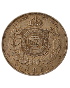 Brasil 500 Réis 1889 - Prata