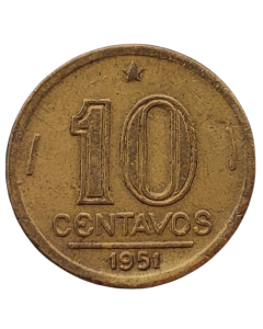 Brasil 10 Centavos 1951