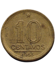 Brasil 10 Centavos 1953