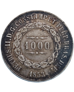 Brasil 1000 réis 1853