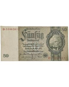 Alemanha 50 Reichsmark  1933 - Terceiro Reich