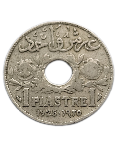 Líbano 1 Piastre 1925 - Protectorado Francês 