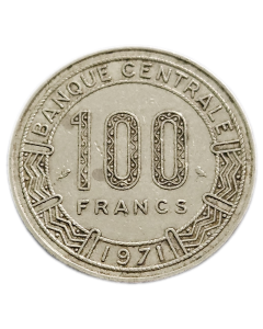 Gabão 100 Francos 1971 
