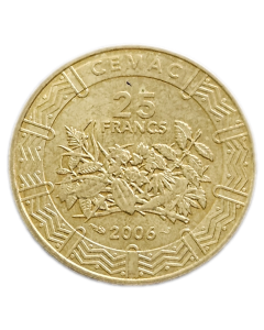 África Central (BEAC) 25 Francos 2006