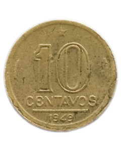 Brasil 10 Centavos 1949