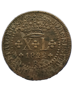 Brasil 40 Réis 1822 R 