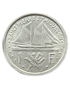 Saint-Pierre e Miquelon 1 Franco 1948