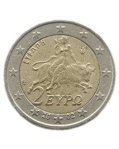 Grécia 2 Euros 2002