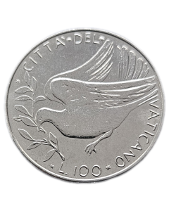 Vaticano 100 Liras 1977 - Papa Paulo VI