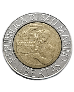 San Marino 500 Liras 1994 - Donna Felicissima