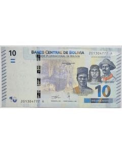 Bolívia 10 Bolivianos 2018