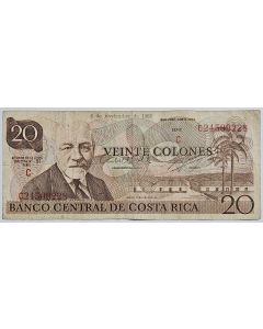 Costa Rica 20 Colones 1982