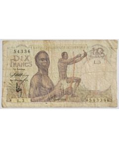 África Ocidental Francesa 10 Francos 1946