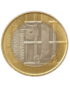 Eslovênia 3 Euros 2010 - Capital Mundial do Livro, Liubliana 2010