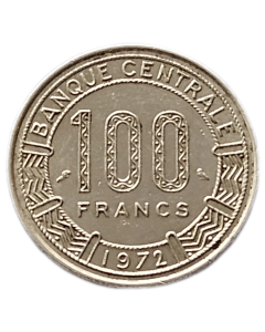 Camarões 100 Francos 1972
