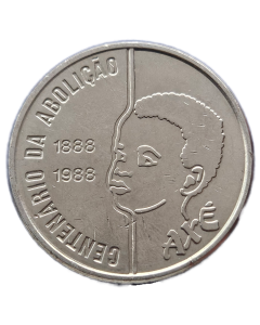 Brasil 100 Cruzados 1988 - Centenário da Abolição da Escravidão - Criança 