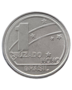 Brasil 1 Cruzado Novo 1989 - 100º aniversário - República 