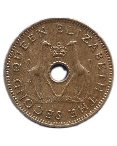 Rodésia e Niassalândia ½ Cent 1958