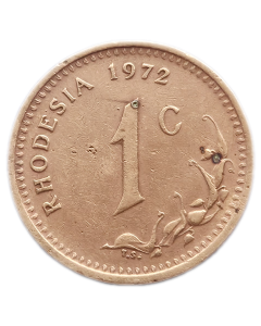 Rodésia 1 Cent 1972