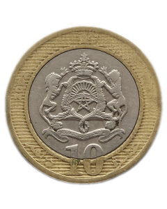Marrocos 10 Dirhams 2002