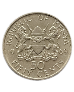 Quênia 50 Cêntimos 1969