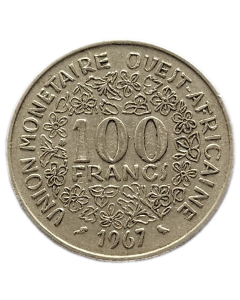 África Ocidental (BCEAO) 100 Francos 1967