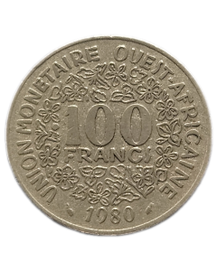 África Ocidental (BCEAO) 100 Francos 1980
