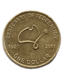 Austrália 1 Dólar 2001 - Centenário da Federação