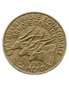Estados da África Equatorial 10 Francos 1965 - Camarões
