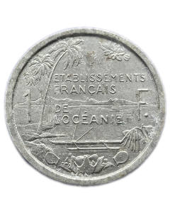 Oceania Francesa 1 Franco 1949