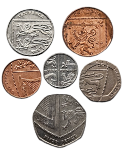 Reino Unido - Escudo Britânico (Set com 6 moedas)