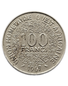 África Ocidental (BCEAO) 100 Francos 1967