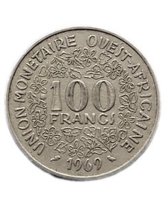 África Ocidental (BCEAO) 100 Francos 1969