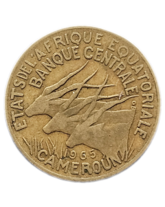 Estados da África Equatorial 10 Francos 1965 - Camarões