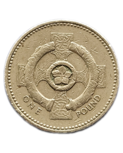 Reino Unido 1 Libra 2001 - Cruz Céltica