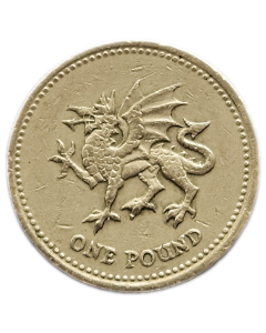 Reino Unido 1 Libra 2000 - País de Gales - Dragão Galês