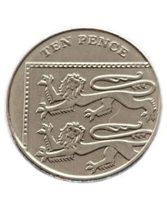 Reino Unido 10 Pence 2014 - Escudo Britânico