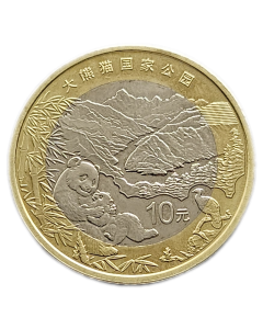 China 10 Yuan 2023 FC - Parque Nacional do Panda Gigante