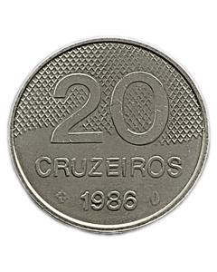 Brasil 20 Cruzeiros 1986