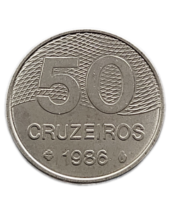 Brasil 50 Cruzeiros 1986