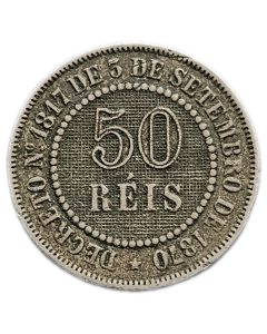 Brasil 50 Réis 1886