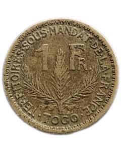 Togo 1 Franco 1924